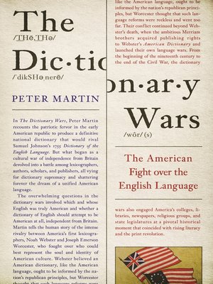 cover image of The Dictionary Wars